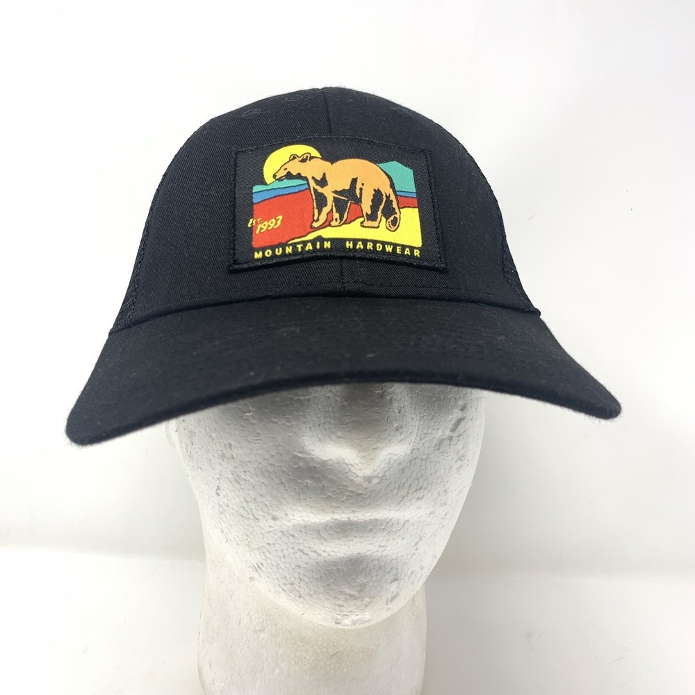 Mountain Hardwear 93 Bear Trucker Hat‎ Black SnapBack